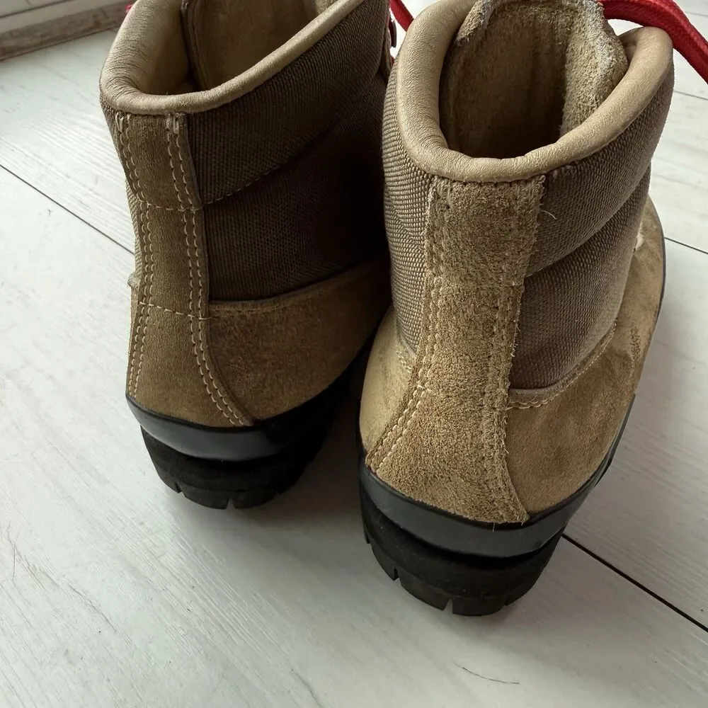 Vintage Raichle Men's Size 8 M Swiss Suede/Canvas Hiking Mountaineering Boots